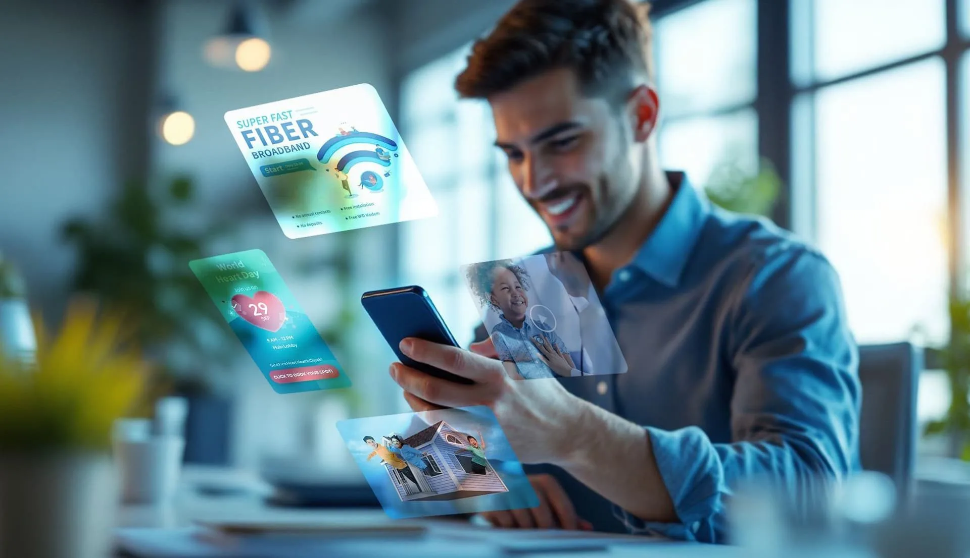 Залучаюча реклама та контент під час очікування